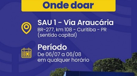 Via Araucária participa da Campanha do Agasalho 2026 em parceria com o Incanto